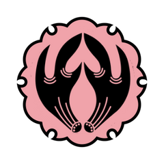 Snowflake and deer horn logo